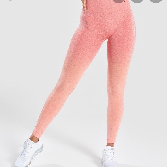Gymshark Peach Ombré Leggings - Picture 2 of 7